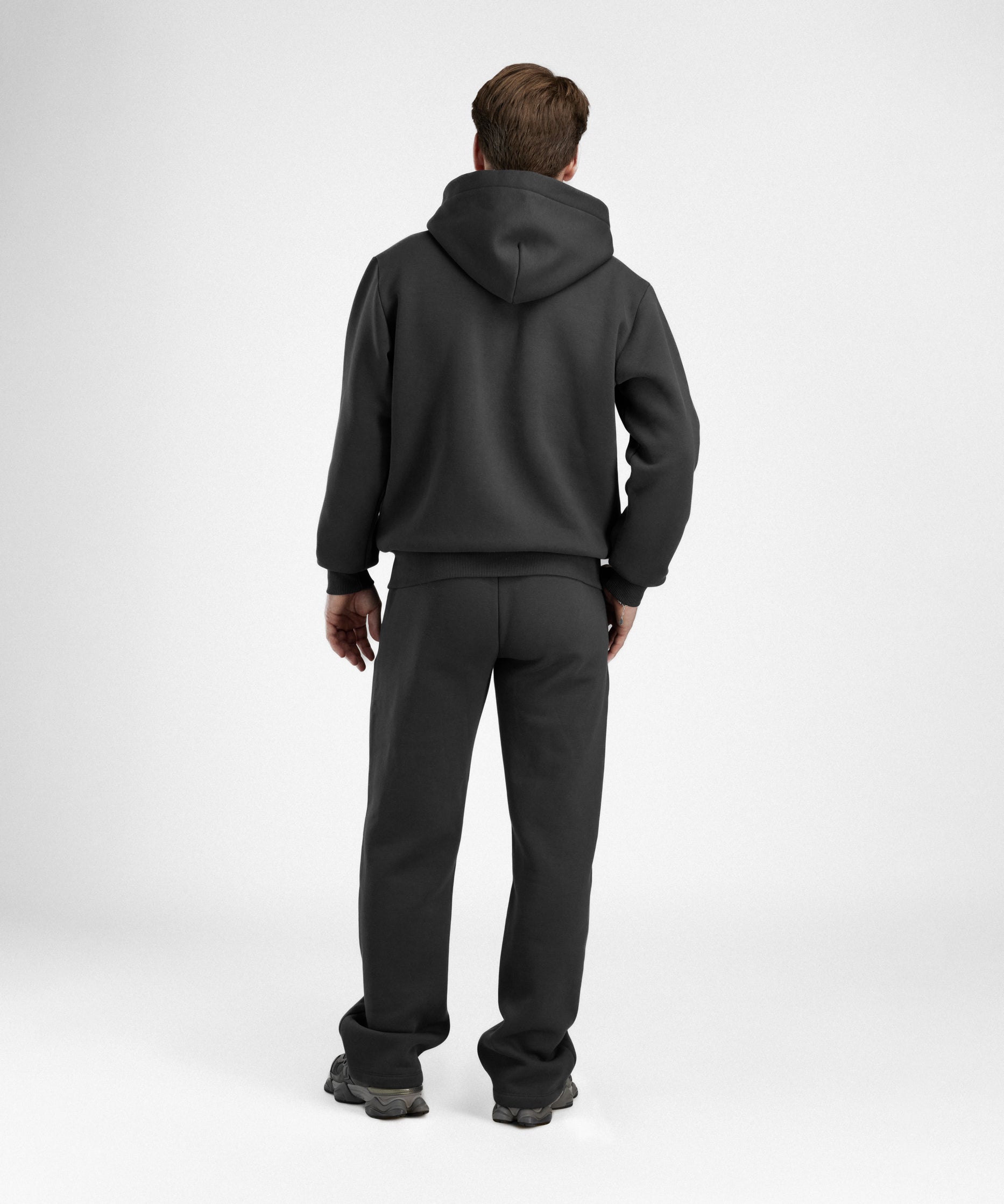 M. Cosmo Zip Hoodie - Anthracite